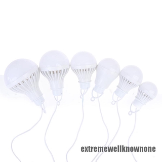 หลอดไฟ Led แบบพกพาสําหรับการเดินป่าตั้งแคมป์ท่องเที่ยว Exkn 5v 3w - 12w