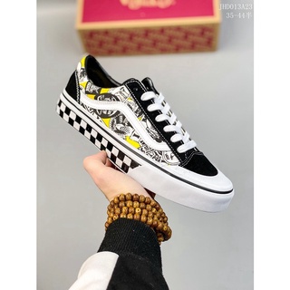 VANS Old Skool รองเท้าลำลอง รองเท้าผ้าใบแฟชั่น 35-44 สี-2