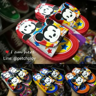 🐭Mickey รองเท้าแตะเด็กมิกกี้เมาท์มี4สีไซด์ 25-29 *สินค้าลิขสิทธิ์แท้*