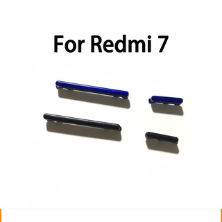 ปุ่มพาวเวอร์ และปุ่มปรับระดับเสียง ด้านข้าง สําหรับ Xiaomi Redmi 7 Note 7 Pro Redmi Note 7