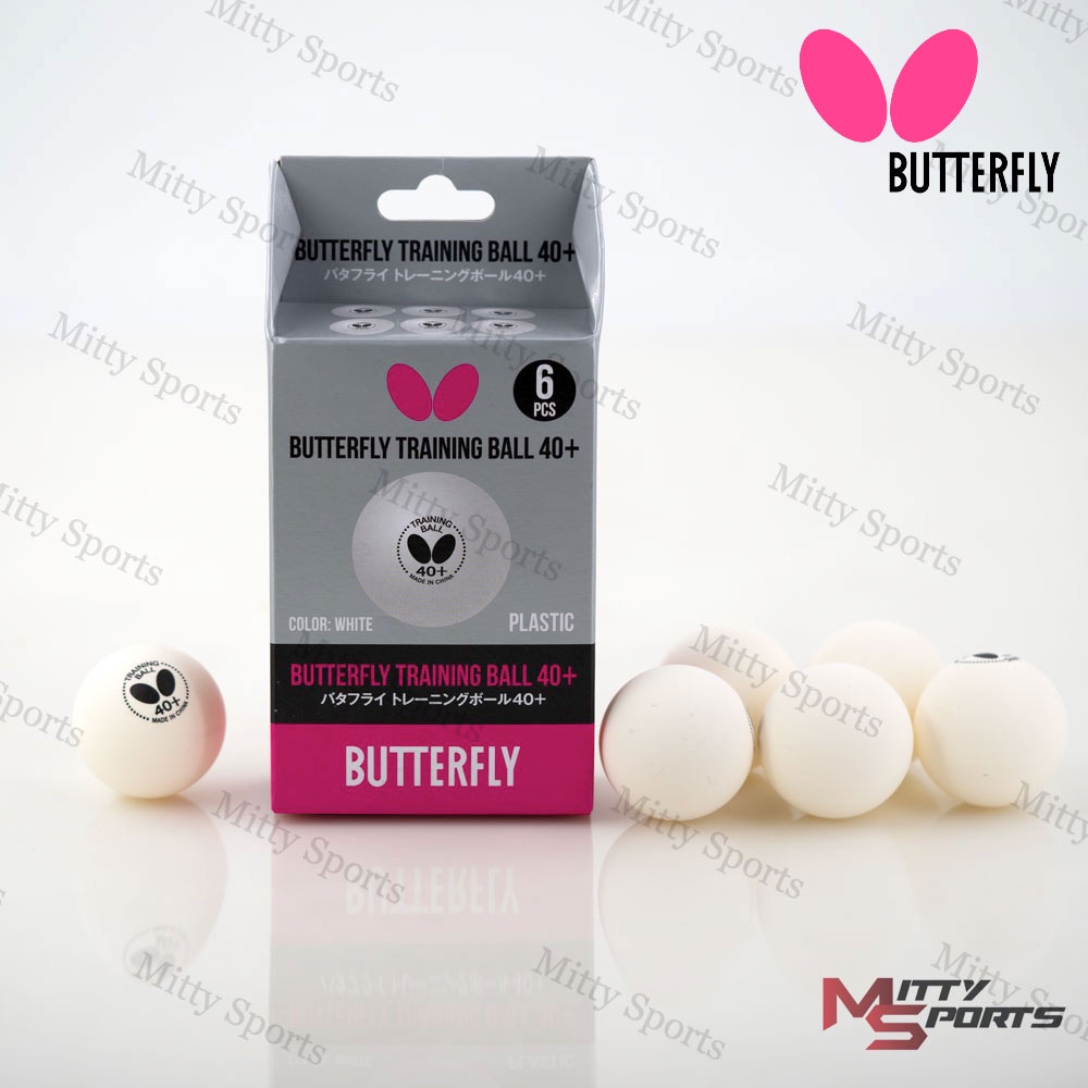 ลูกปิงปอง เทเบิลเทนนิส Butterfly Trainging   40+ (แพ็ค6ลูก)  #371319 ราคา ถูกที่สุด ดีลบีเคเค รูปภาพหลัก