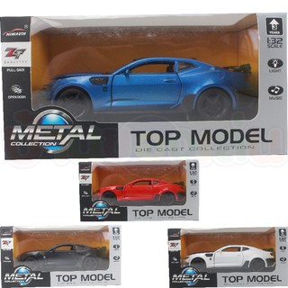 KNKTOY โมเดลรถเหล็ก โมเดลรถ รถเหล็ก Chevrolet Car Model ขนาด1:32 มีเสียง มีไฟ คละแบบ 3220A