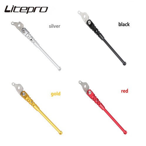 Litepro ขาตั้งอลูมิเนียมอัลลอยด์ 16 นิ้ว อุปกรณ์เสริม สําหรับรถจักรยานพับได้ Brompton
