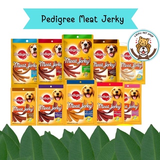 Pedigree Meat Jerky เพดดิกรี มีทเจอร์กี้ แบบแท่ง/แผ่น 60-80กรัม (3ซอง)