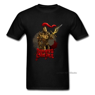 เสื้อยืดผ้าฝ้าย 100% พิมพ์ลายมังกร Slayer Ornstein สไตล์เรโทร สําหรับผู้ชาย ขายส่งS-5XL