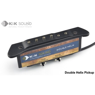 ปิ๊กอัพ K&amp;K Double Helix | Magnetic soundhole pickup with phase and tone switch