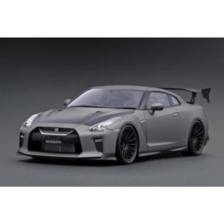 Ignition Model 1/18 Nissan GT-R R35 Matte Grey with Enkei R055R BBR Rims by Ignition Model