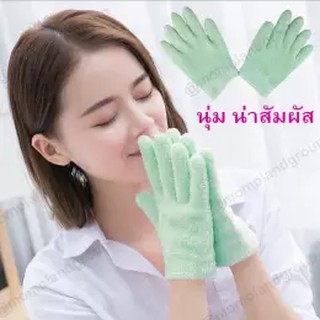 ถุงมือสปา ถุงมือเจล นุ่มมือ ใช้ครั้งแรกเห็นผล Spa Moisture Gel Glove ถุงมือผสมอโรเวล่า วิตามินอี บำรุงให้มือนุ่ม