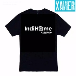 เสื้อยืดผ้าฝ้ายพิมพ์ลายคลาสสิก เสื้อยืด พิมพ์ลาย Distro IndiHome 100% FiBER home Google Play 30S สําหรับผู้ชาย ผู้หญิง