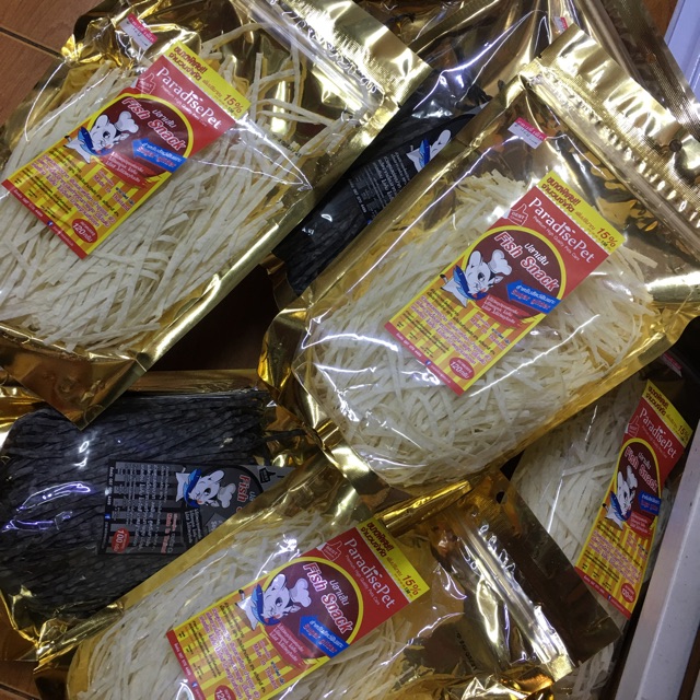 ปลาเส้นสำหรับสัตว์เลี้ยง🌈🩷