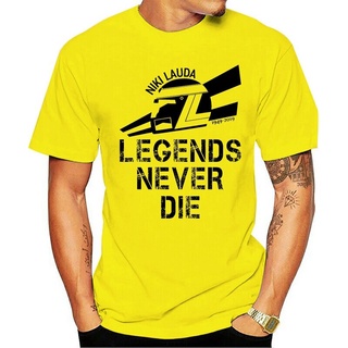 ฮิปฮอปแขนสั้นใหม่ เสื้อยืด ลาย Niki Lauda Tribute Legends Never Die Driver Legend History Web Art Fihgag14Nokdgp87