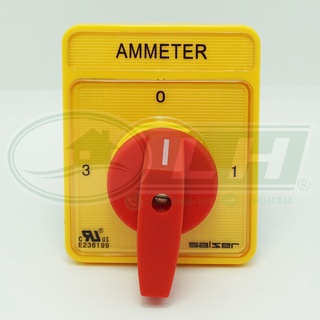 สวิตซ์ ซีเล็คเตอร์-แอมป์สวิตซ์ Ammeter Selector Switch Type - SA16-4-3 / 61325 / B13