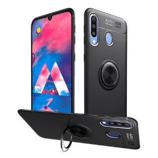 Ready Stock Casing Samsung Galaxy A20S A10S Case Magnetic Ring Bracket Silicone Soft Back Cover