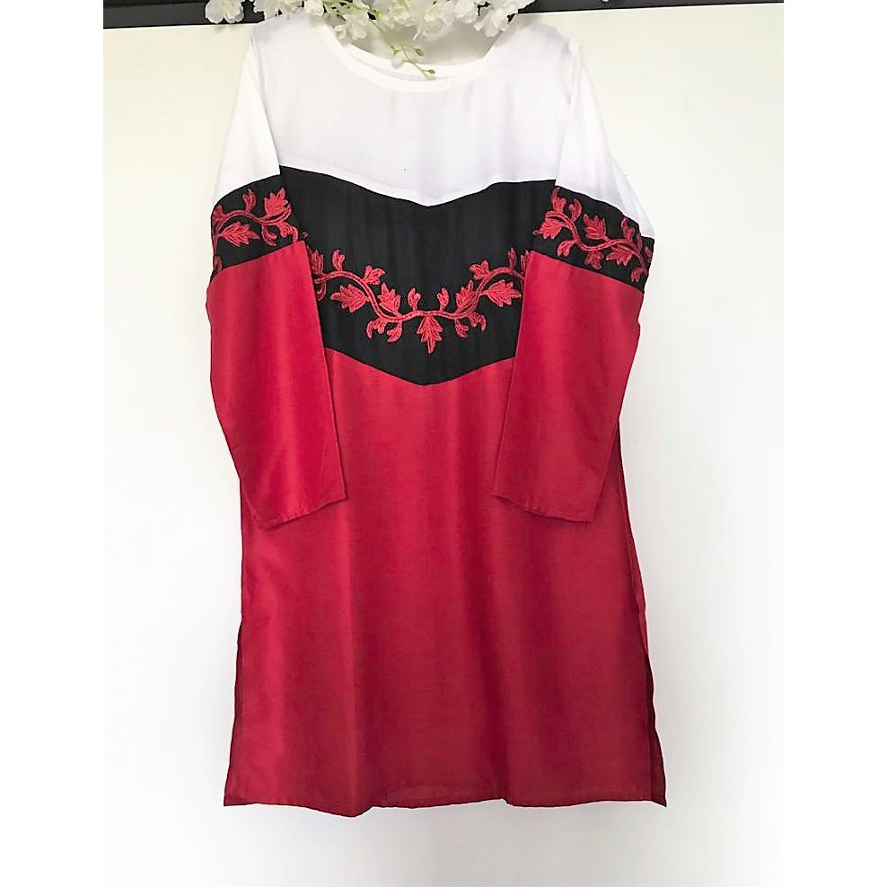 เสื้อปัก Punjabi Suit Pakistan Patchwork