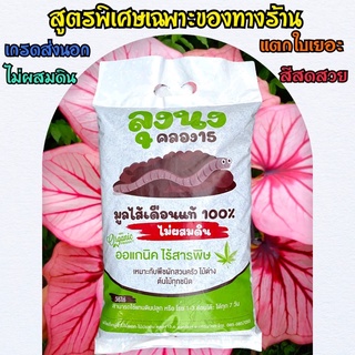 🐛มูลไส้เดือนแท้100%🐛 เกรดส่งออกนอก ไม่ผสมดิน สูตรพิเศษเฉพาะของทางร้าน ไม่เหมือนที่อื่น  แตกหน่อเยอะ สีสดสวยต้นไม้แข็งแรง