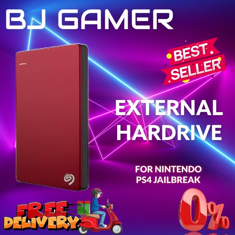 Playstation 4 Jailbreak : PS4 แปลงสายมืด : External HDD 2 TB พร้อมลงเกมส์ 50 เกมส์
