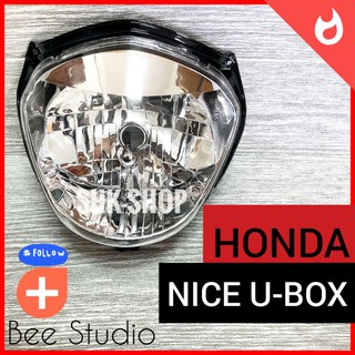 ชุดไฟหน้า  HONDA NICE U-BOX  , ฮอนด้า ไนซ์ ยูบ็อก 2011-058-ZS   ไฟหน้า มอเตอร์ไซค์