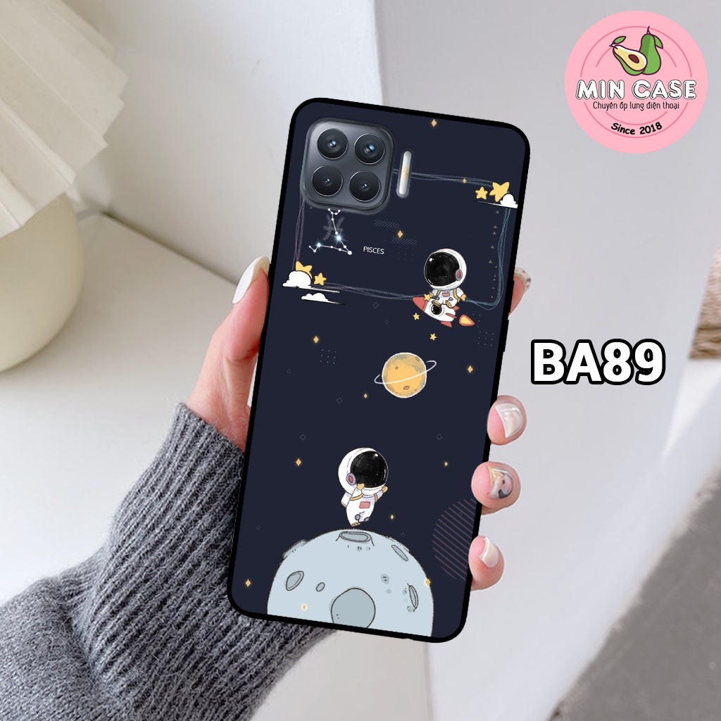 เคส OPPO A73/ A93 - เคส OPPO พิมพ์ลายอวกาศและนักบินอวกาศที่เป็นเอกลักษณ์