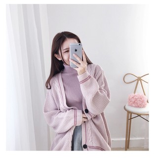 🔥🔥(พร้อมส่ง‼️)🔥🔥เสื้อไหมพรมแขนยาวใส่คลุม กันหนาว มี3สี NO.21
