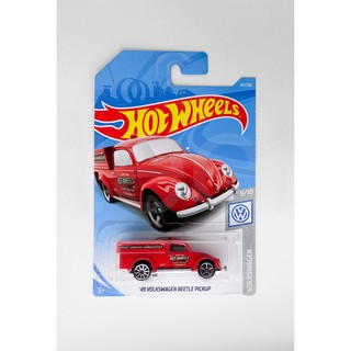 Hotwheels 49 Volkswagen Beetle Pickup-Red color