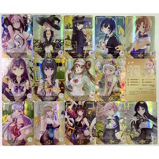 ใหม่ พร้อมส่ง!! ️การ์ดเก็บสะสม 2m05 PTR SSR Goddess Story · 2 Yuan Fifth Bomb · Yingxue Chapter Anime Waifu