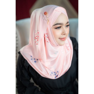 Hijab ผ้าพันหน้าไขว้สำเร็จรูป 2 in 1