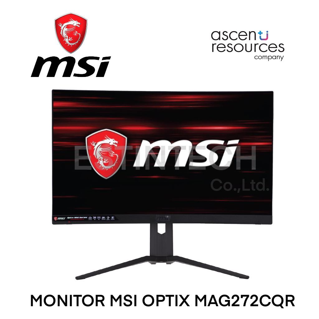 MONITOR (จอมอนิเตอร์) MSI OPTIX MAG272CQR 27" VA 165Hz CURVED ของใหม่ประกัน 3ปี