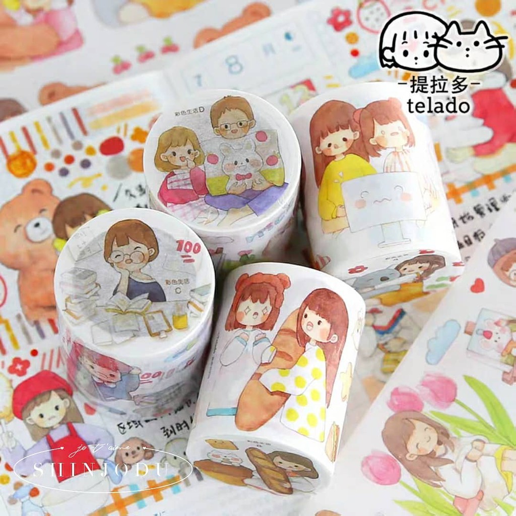 Telado Washi Tape | Shinjodu | Little Girl | Cute
