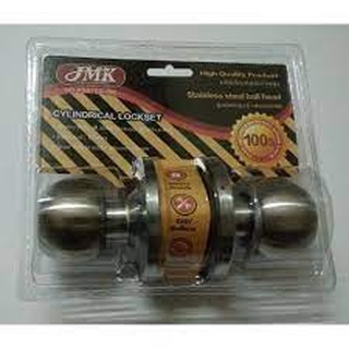 ลูกบิดประตูห้องน้ำ ตรา JMK P587SS-BK