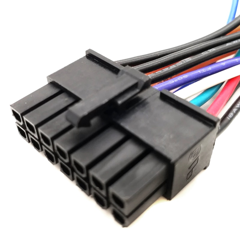 ✿ สายเคเบิ้ลพาวเวอร์ซัพพลาย ATX 24pin To 14pin Line PSU สําหรับ Lenovo โน้ตบุ๊ก