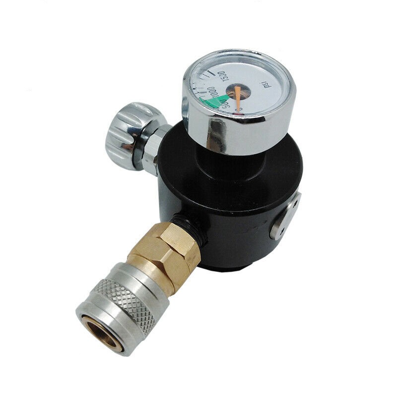 Ultraforce 0-800PSI HPA regulator with 8mm quick disconnect input refill co2 /HPA