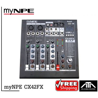 MIXER มิกเซอร์ อนาล็อก CX42FX ยี่ห้อ MYNPE 2Mono 1St+DSP