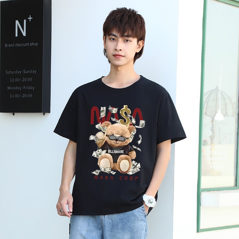 BK-493-SHORT เสื้อยืดแขนสั้นพร้อมส่ง 7สี ลายการ์ตูน ขายดีตามเทรนต์ ลายน่ารัก สีสันสดใส่น่ารัก ใส่ได้ทั้งหญิงและชาย ราคา ถูกที่สุด ดีลบีเคเค แกลเลอรีภาพที่ 9