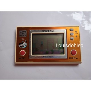 เกมกดของแท้มือสอง เกมกดตู้ปลาGAME &amp; WATCH Tropical Fish เกมส์กดตู้ปลาทอง Nintendo Game watch