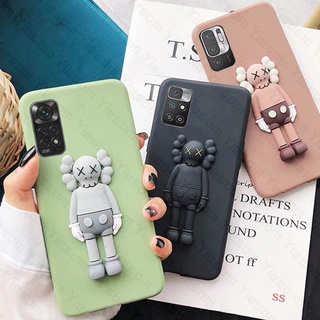 เคสโทรศัพท์มือถือ TPU นิ่ม ลายหมี Kaws Sesame Street น่ารัก สําหรับ Xiaomi Redmi Note 11 11S 10 10S 9 9S 8 Pro 10C 9A 9C 9T