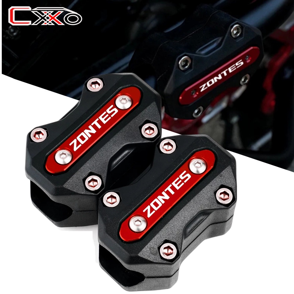 Motorcycle Engine Guard Bumper Protection Decorative Block Crash Bar For Zontes G1 125 ZT125 G1 ZT12