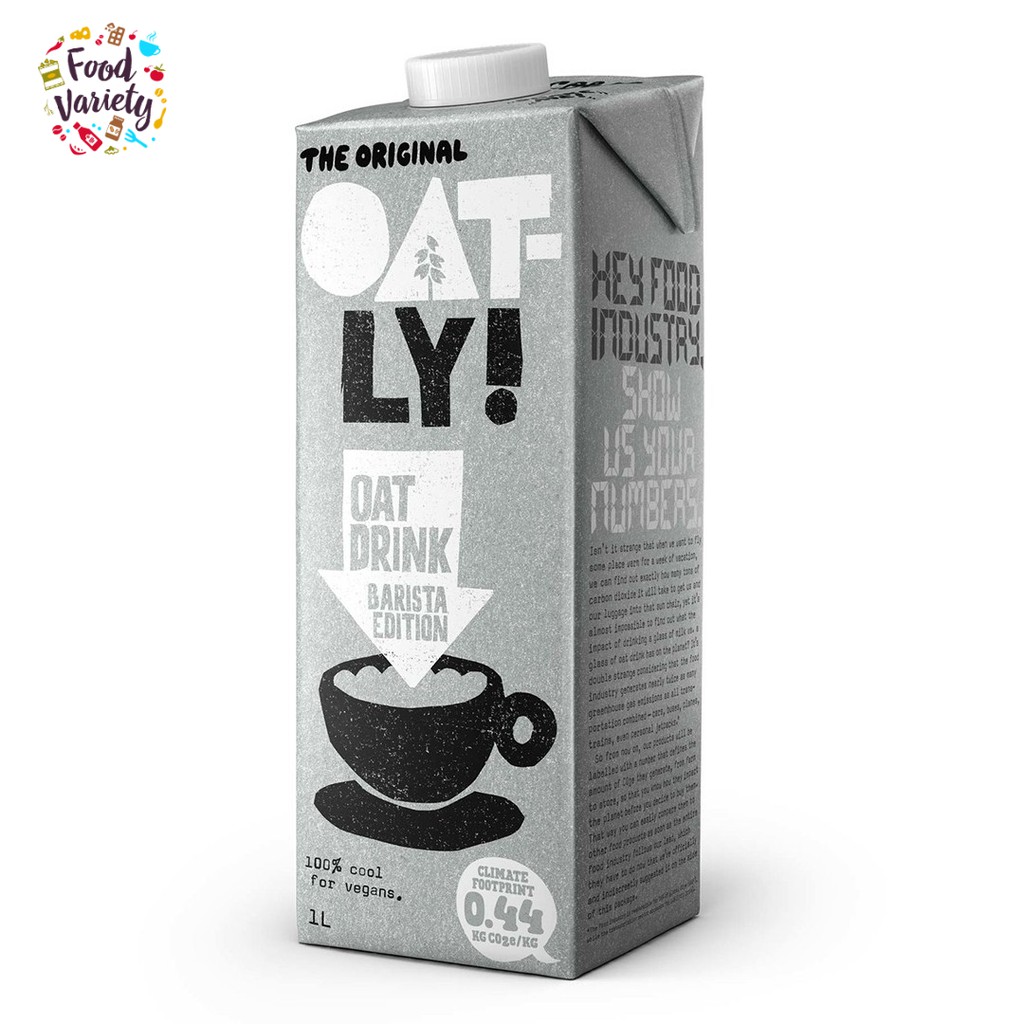Oatly Oat Drink Barista Edition 1L (Made in The Netherlands) เครื่องดื่มโอ๊ต สูตรบาริสต้า Oatly 1 ลิ