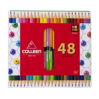 สีไม้ Colleen คลอลีน 48 สี 24 แท่ง