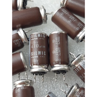 Elna Silmic ARS 470uf 16v (ตัดขา) Capacitor ตัวเก็บประจุ คาปาซิเตอร์ เกรด ออดิโอ