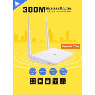 Melon Router Wifi Repeater 300Mbps 2.4GHz Wireless Routers Repeater support external wifi usb adapter With Chipset RT307