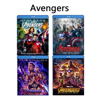 Bluray แผ่น หนังอเวนเจอร์ส MARVEL Avengers ภาค 1-4