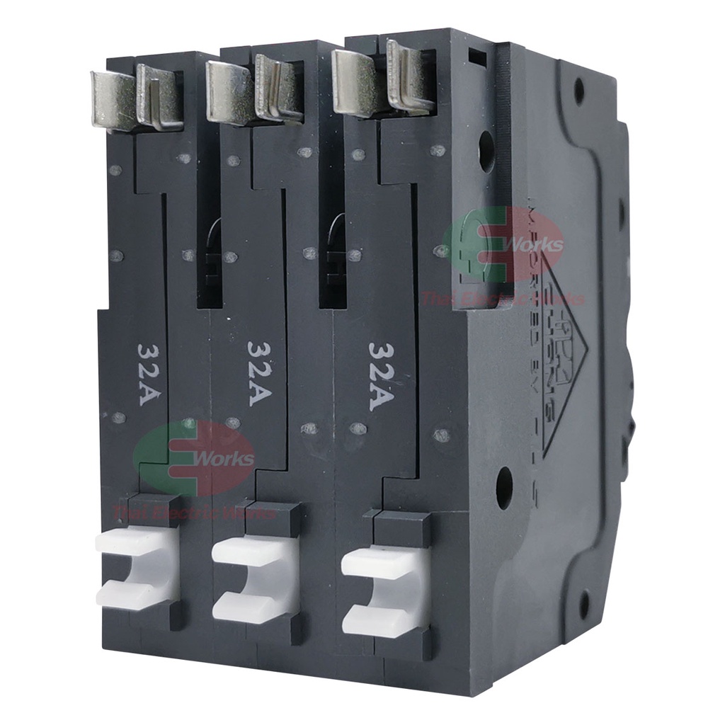 CHANG เซอร์กิตเบรกเกอร์ 3โพล 32A, 40A, 50A, 63A 10kA 3P Circuit Breaker ช้าง เบรกเกอร์ - รูปที่ 2