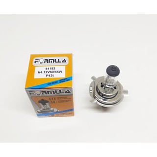 หลอดไฟ H4 12V 60/55W FORMULA 1หลอด ไฟหน้าH4