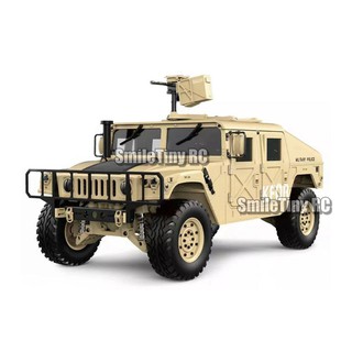 [มีผ่อน 0% + รุ่นท็อปมีไฟมีเสียง] รถสเกล บังคับวิทยุ 1/10 Humvee ฮัมวี่ พร้อมเล่น HG P408 RTR Hummer