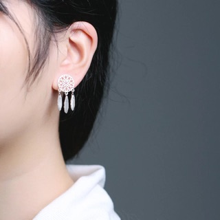Dream catcher earrings