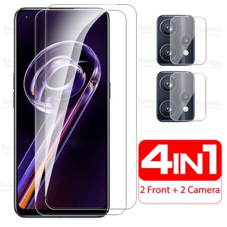 4in1 Camera Tempered Glass For Realme 9 Pro Plus Glass Screen Protector Realme9 Pro 9Pro 9H Armor Protective Phone Film