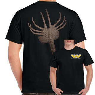 เสื้อยืดครอปเสื้อยืดผ้าฝ้าย ลาย Weyland Yutani Bio-Weapons สองด้าน S-5XL