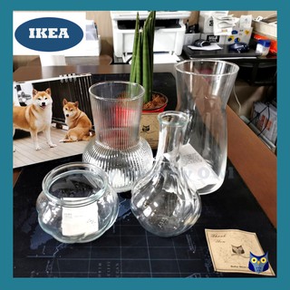 IKEA *พร้อมส่ง* แจกันแก้ว เหยือกน้ำ แก้วใส