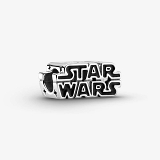 Original Pan Bracelet Charms Jewelry Plated Silver Star Wars 3D Logo Charm Beads Women DIY Jewellery