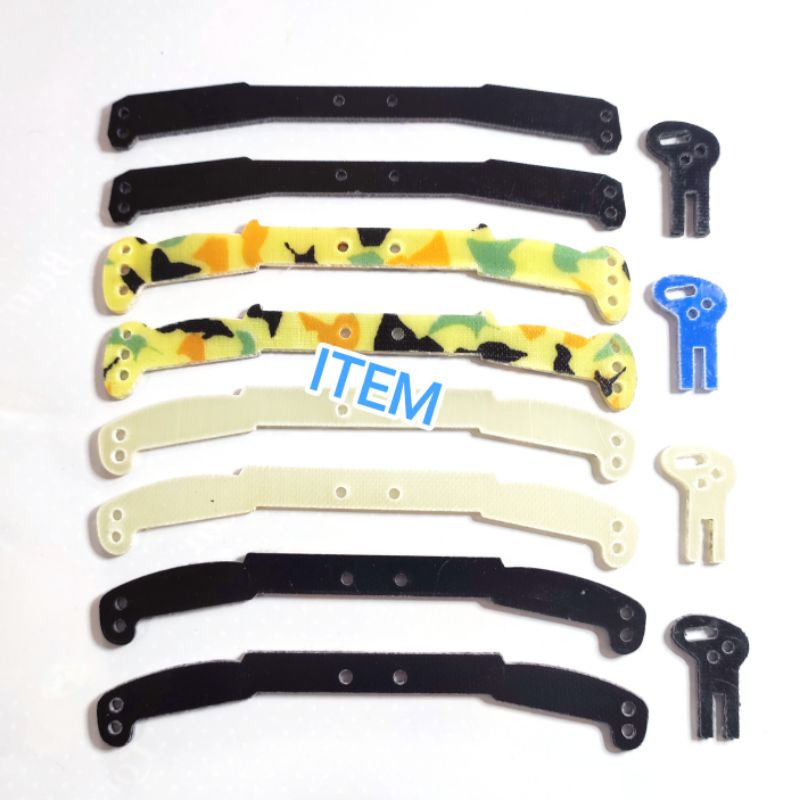 กันชนไฟเบอร์ รุ่นหนา สำหรับ รถก้าง รถราง รถMini4wd